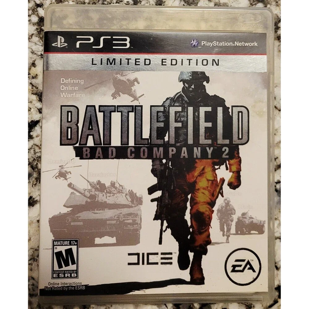 SONY PLAYSTATION 3 PS3: Battlefield: Bad Company 2 Limited Edition,FAST SHIPPING